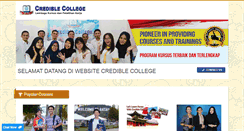 Desktop Screenshot of crediblecollege.com